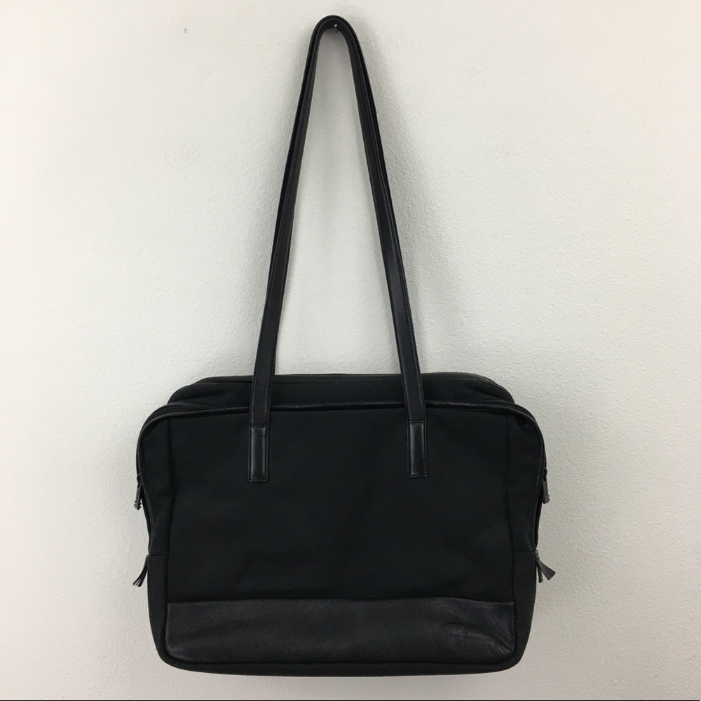 Tumi | Canvas & Leather Laptop Bag